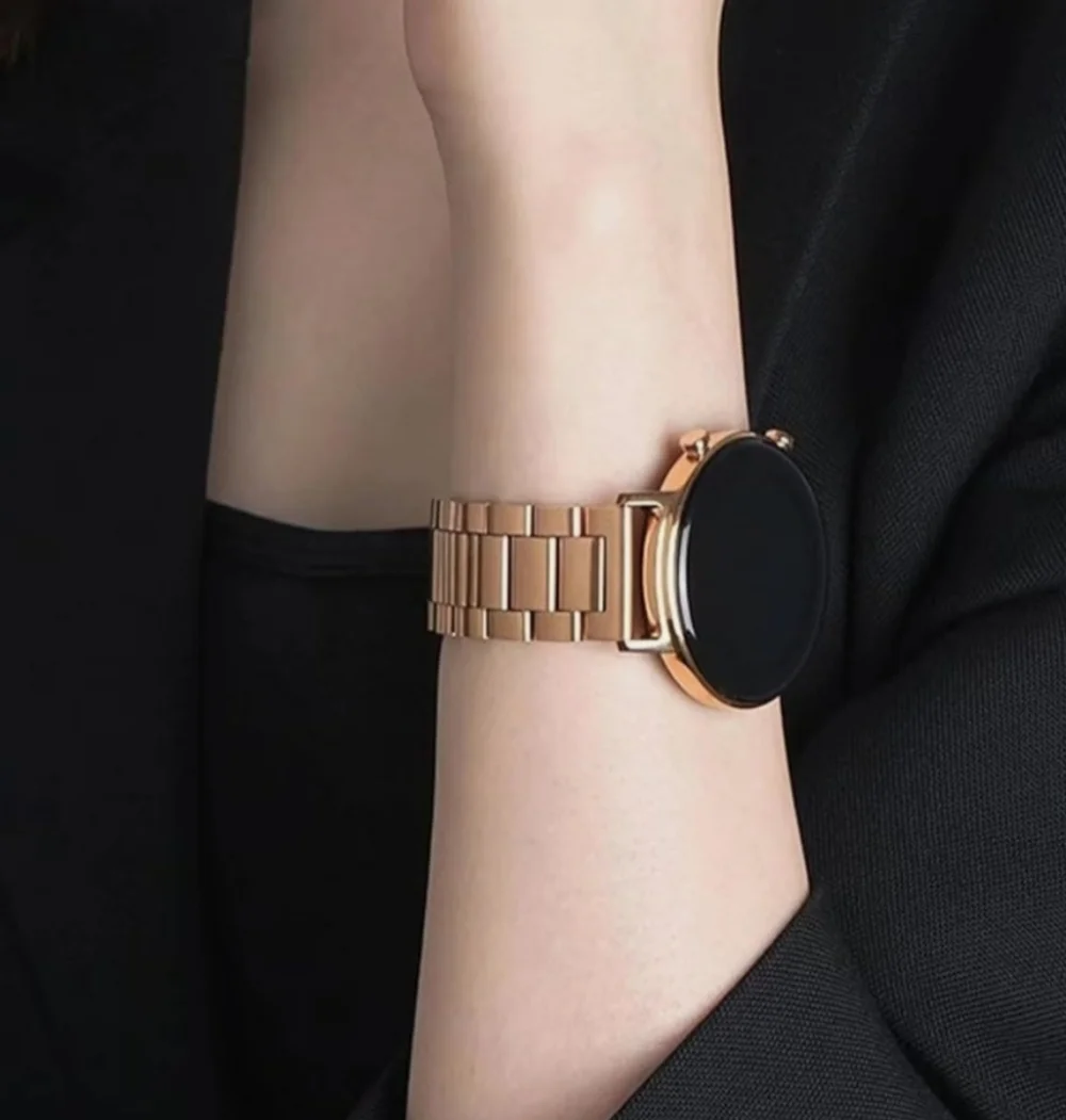 Rose Gold Premium Stainless Steel Smartwatch Band - Picture 6 of 15